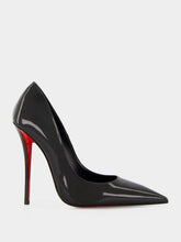 Christian Louboutin Black Patent Leather Miss Z 120 Pumps