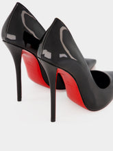Christian Louboutin Black Patent Leather Miss Z 120 Pumps