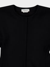 Gabriela Hearst Black Waverly Recycled Wool Top