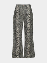Gabriela Hearst Greyscale Recycled Bootcut Cropped Jeans
