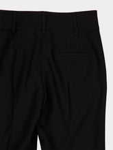 Gabriela Hearst Navy Wool-Cashmere Flared Trousers