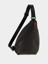 Christian Louboutin Black Funky Leather Crossbody Bag