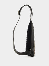 Christian Louboutin Black Funky Leather Crossbody Bag