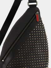 Christian Louboutin Black Funky Leather Crossbody Bag