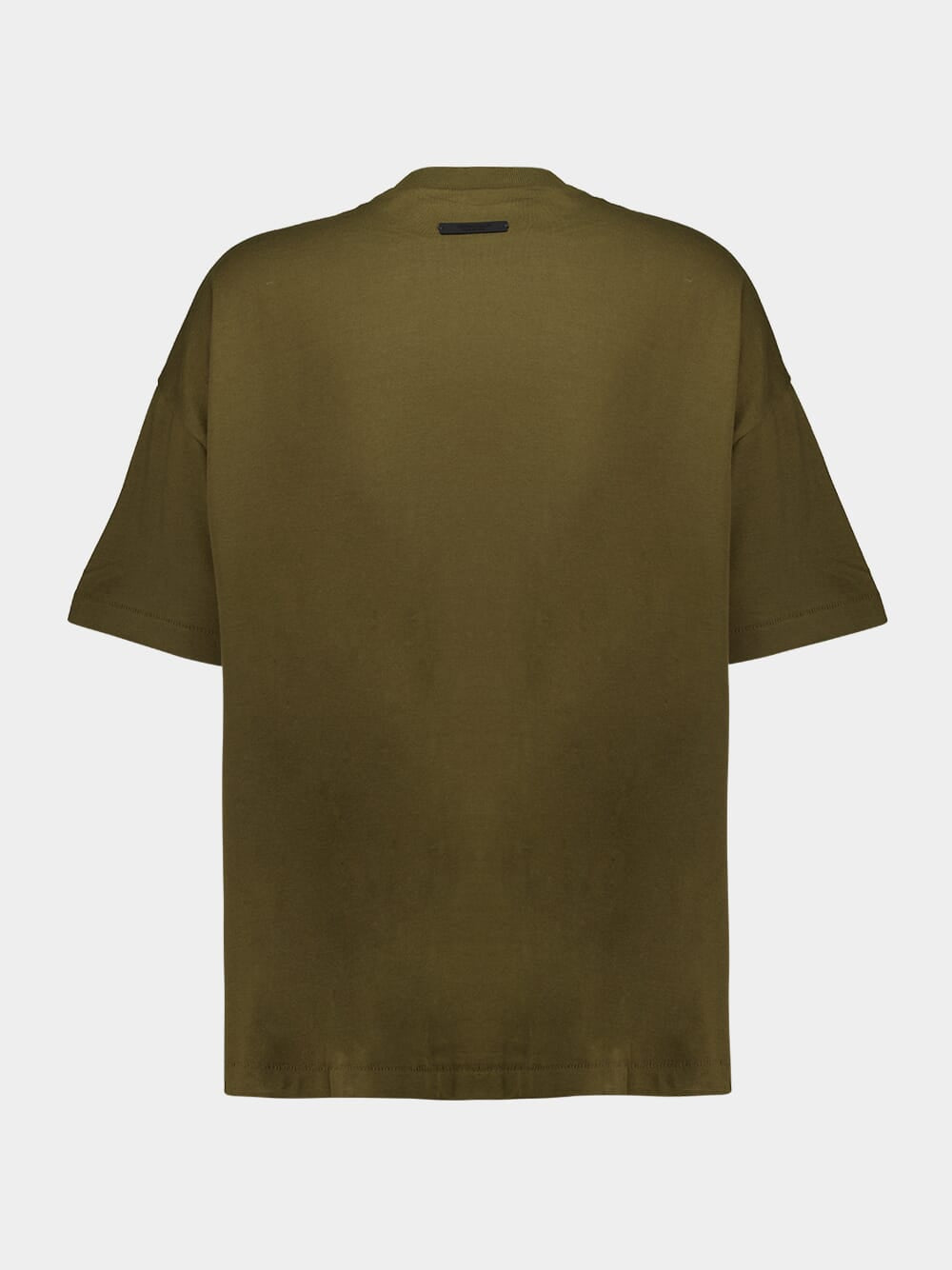 Olive Jersey T-Shirt with Logo