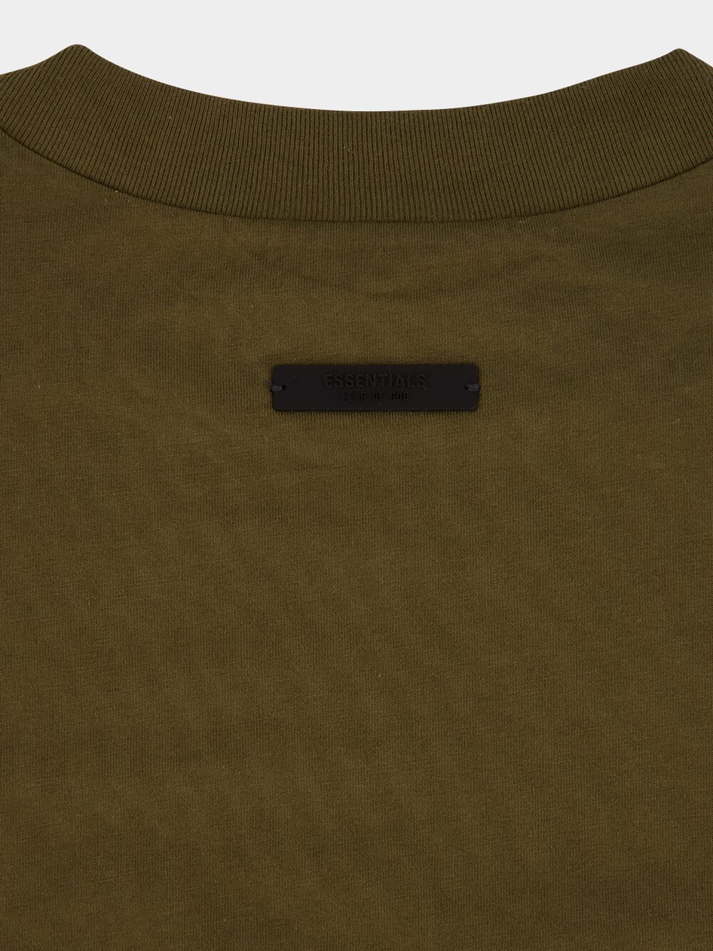 Olive Jersey T-Shirt with Logo