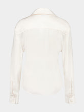 Courrèges Natural Beige 2-Pocket Satin Shirt