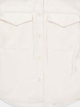 Courrèges Natural Beige 2-Pocket Satin Shirt