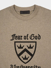 Fear Of God Essentials University Heather Gray Cotton T-Shirt