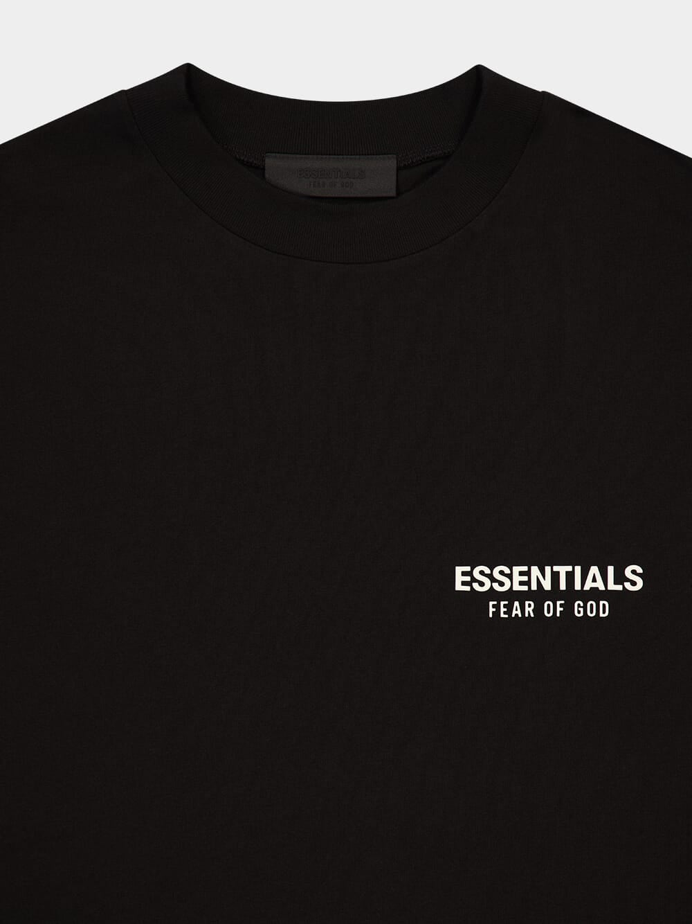 Black Essentials Logo T-Shirt