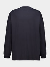 Fear Of God Essentials Vintage Black 90s Oversized Long Sleeve T-Shirt
