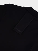 Courrèges Black Mini Piqué Polo Dress
