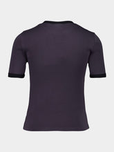 Courrèges Denim and Black Heritage T-Shirt