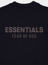 Fear Of God Essentials Jet Black T-Shirt Classic Fit Knit