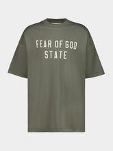 Fear Of God Essentials Moss Grey T-Shirt Oversized 90s Fit Knit