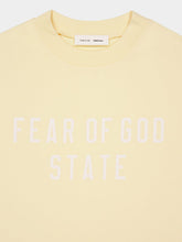 Fear Of God Essentials Garden Yellow T-Shirt Oversized 90s Fit Knit