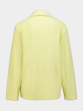 Auralee Light Yellow Terry Cotton Shirt
