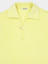 Auralee Light Yellow Terry Cotton Shirt