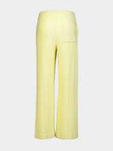 Auralee Light Yellow Cotton Nylon Pile Trousers