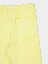 Auralee Light Yellow Cotton Nylon Pile Trousers