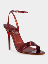 Christian Louboutin Red Miss Z 100 Leather Sandals