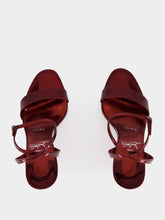 Christian Louboutin Red Miss Z 100 Leather Sandals