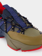 Christian Louboutin Trailnrun Low-Top Sneakers Bronzo and Last Night