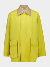 Auralee Mustard Yellow Wool Max Canvas Blouson
