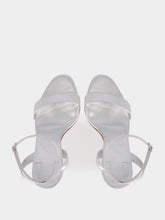 Christian Louboutin Silver Miss Z 100 Strappy Sandals