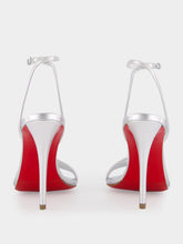 Christian Louboutin Silver Miss Z 100 Strappy Sandals