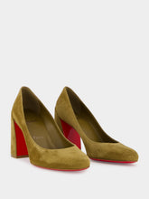 Christian Louboutin Bronzo Miss Sab 85 Suede Pumps