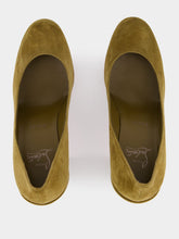 Christian Louboutin Bronzo Miss Sab 85 Suede Pumps