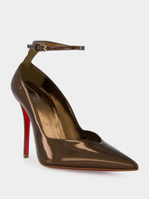 Christian Louboutin Bronzo Erozee Patent Calf Leather 100 Pumps