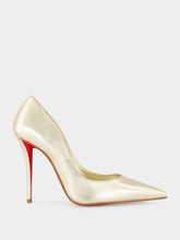 Christian Louboutin Platino Chiaro Miss Z 100 mm Diamond-Laminated Pumps