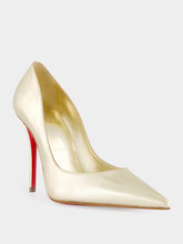 Christian Louboutin Platino Chiaro Miss Z 100 mm Diamond-Laminated Pumps