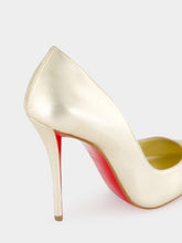Christian Louboutin Platino Chiaro Miss Z 100 mm Diamond-Laminated Pumps
