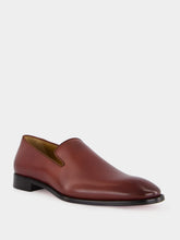 Christian Louboutin Danny Flex Loafers in Cuoio Brown Calf Leather