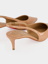 Christian Louboutin Blush Miss Z Patent Leather Slingback Pumps