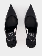 Christian Louboutin Black Miss Z Slingback Pumps