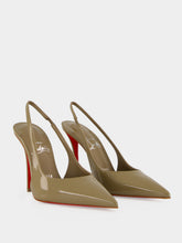 Christian Louboutin Silex Miss Z 100 Patent Slingback Pumps