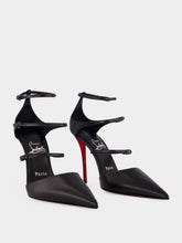 Christian Louboutin Black Milena 100 Strappy Pumps
