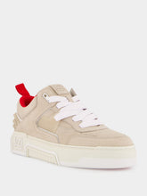Christian Louboutin Beige Astroloubi 2 Nubuck Leather Sneakers