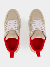 Christian Louboutin Beige Astroloubi 2 Nubuck Leather Sneakers