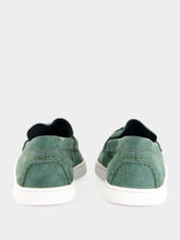 Christian Louboutin Agave Green Chambeliboat Nubuck Boat Shoes