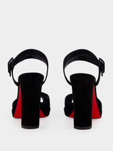 Christian Louboutin Black Cora 100 High-Heel Sandals