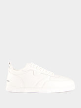 Christian Louboutin White SK VI Leather Sneakers