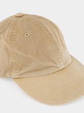 Auralee Light Beige Garment-Dyed Finx Chino Cap
