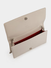 Christian Louboutin White Bettina Patent Leather Clutch
