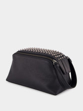 Christian Louboutin Black Funky Leather Travel Pouch
