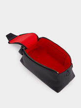 Christian Louboutin Black Funky Leather Travel Pouch